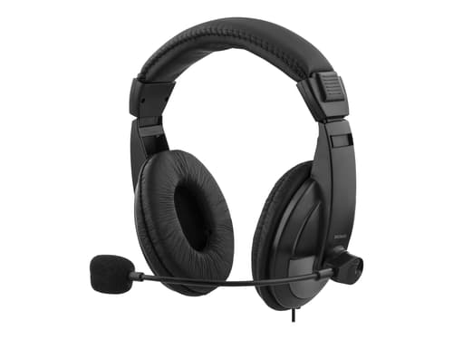 Deltaco Hl-57 Kuuloke + Mikrofoni Usb Stereo Musta