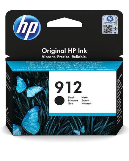 Hp Muste Musta 912 300 Pages - Officejet Pro 8022/8024/8025