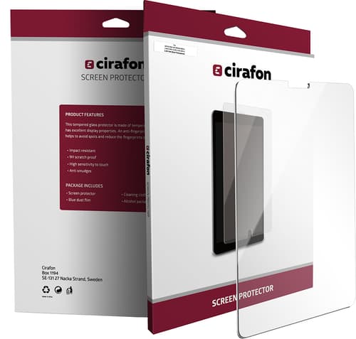 Cirafon Glass Pluss Ipad Air 10.9", Ipad Air 10.9" (5th Gen), Ipad Pro 11" (1st Gen), Ipad Pro 11" (2nd Gen), Ipad Pro 11" (3rd Gen)