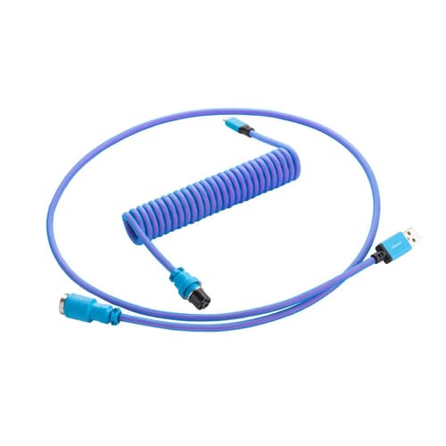 Cablemod Pro Coiled Cable - Galaxy Blue 1.5m 24-nastainen Usb-c Uros 4 Nastan Usb- A Uros