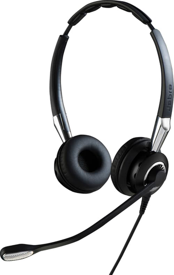 Jabra Biz 2400 Ii Qd Duo Unc Kuuloke + Mikrofoni Quick Disconnect Stereo Musta