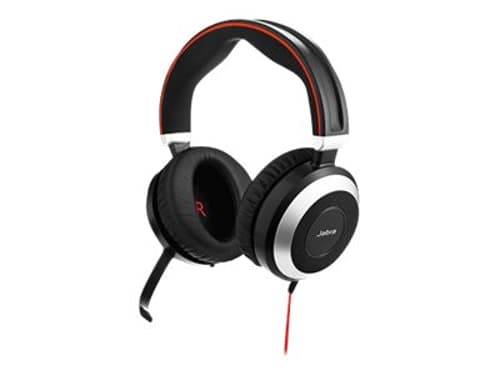 Jabra Evolve 80 Uc Kuuloke + Mikrofoni 3,5 Mm Jakkiliitin Stereo Musta