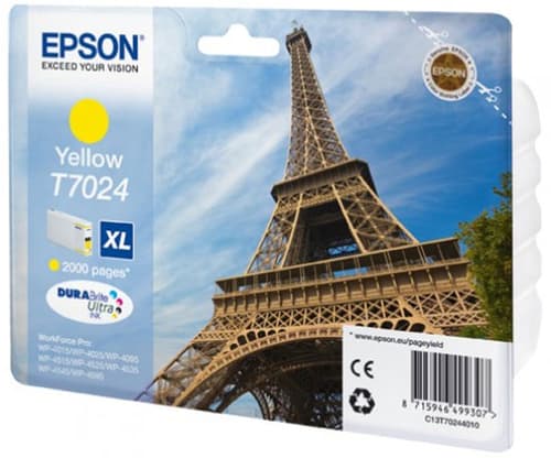 Epson Muste Keltainen T7024 Xl - Wp4000/4500