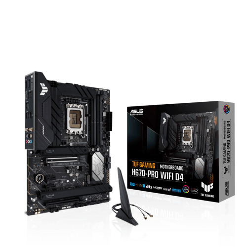 Asus Tuf Gaming H670-pro Wifi D4 Ddr4 S-1700 Atx Atx Emolevy