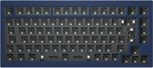 Keychron Q1 Barebone Navy Blue Langallinen Pohjoismaat Sininen Näppäimistö