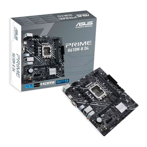 Asus Prime H610m-k D4 Ddr4 S-1700 Matx Mikro Atx Emolevy