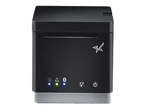 Star Mc-print2 Usb/eth, Leikkuri, Musta, Sisältää Virta-adapterin