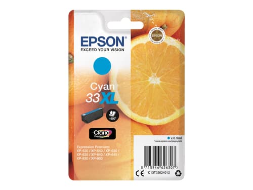 Epson Muste Syaani Claria Premium 33xl - Xp-530