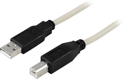 Deltaco Usb-kaapeli 1.8m 4 Nastan Usb- A Uros 4 Pin Usb Type B Uros