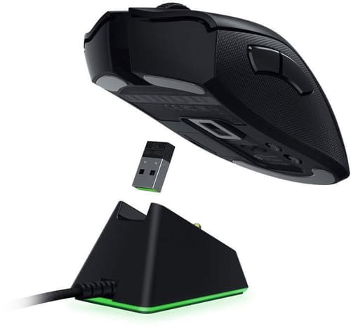 Razer Deathadder V2 Pro Gaming Mouse With Charging Dock Langallinen, Langaton 20,000dpi Hiiri Musta