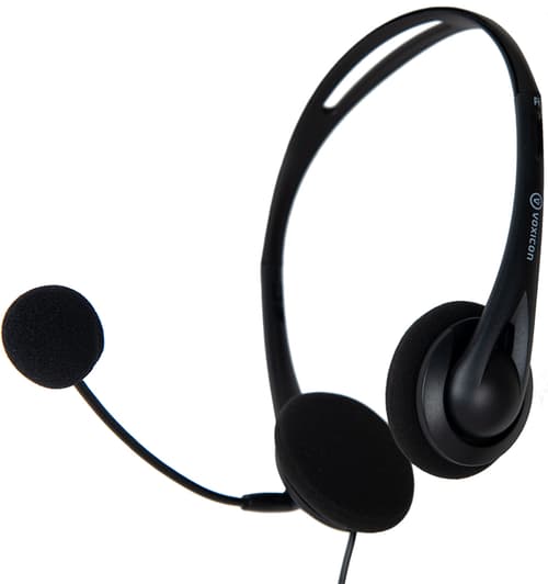Voxicon M611 Kuuloke + Mikrofoni 3,5 Mm Jakkiliitin Stereo