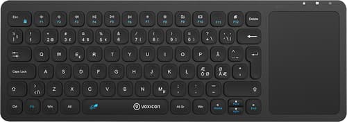 Voxicon Slim-compact 255wl +touch Langaton, 2.4 Ghz Pohjoismaat Musta Näppäimistö
