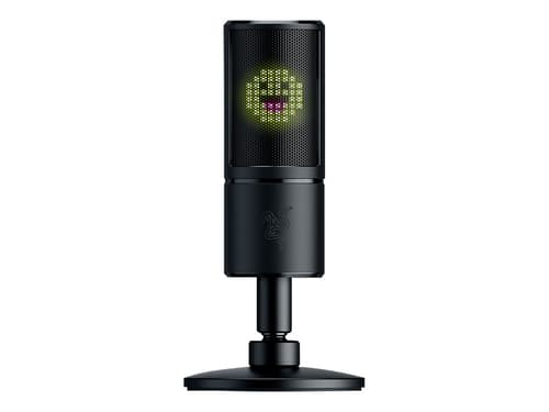 Razer Seiren Emote Musta