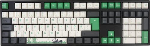 Varmilo Vem109 Panda R2 V2 Ec Rose Langallinen, Usb Pohjoismaat Harmaa, Musta, Vihreä Näppäimistö