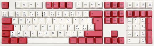 Varmilo Vea109 Special Edition White Plate Mx Silent Red Langallinen, Usb Pohjoismaat Punainen, Valkoinen Näppäimistö