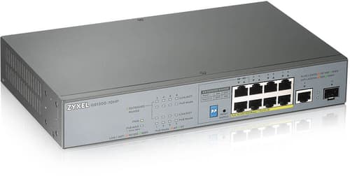 Zyxel Gs1300-10hp Surveillance Poe Switch 130w