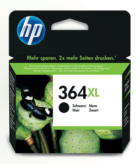 Hp Muste Musta 364xl, 550 Sidor