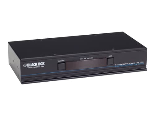 Black Box Kvm Switch - Displayport Audio Usb 2.0 4-port