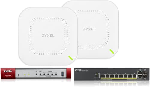 Zyxel Nebula Simplicity -aloituspaketti (kolme Tukiasemaa, Vpn-reititin Ja Poe-kytkin)