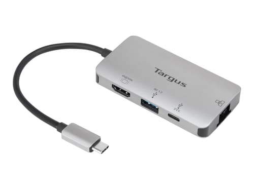 Targus Usb-c Dp Alt Mode Single Video 4k Hdmi Docking Station With 100w Pd Pass-through Usb-c Minitelakointiasema