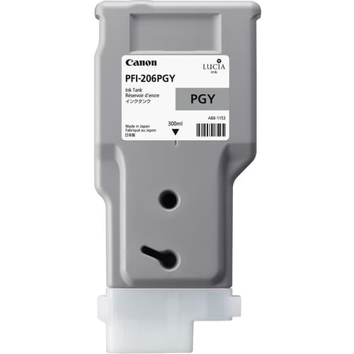 Canon Muste Kuva Harmaa Pfi-206pgy