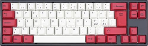 Varmilo Va69 Special Edition 65% Rgb Mx Brown Langallinen, Usb Pohjoismaat Musta, Punainen, Valkoinen Näppäimistö
