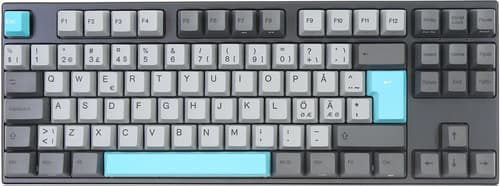 Varmilo Vem88 Moonlight V2 Ec Rose Langallinen, Usb Pohjoismaat Harmaa, Sininen Näppäimistö
