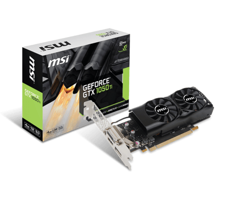 Msi Geforce Gtx 1050 Ti Low Profile 4gb