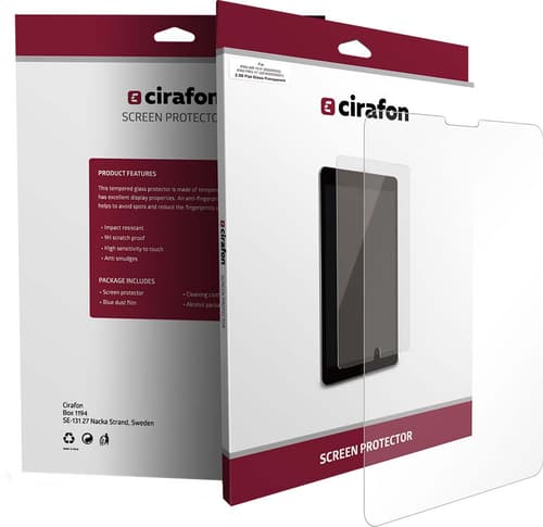 Cirafon Glass Plus Ipad Air 10.9", Ipad Air 10.9" (5th Gen), Ipad Pro 11" (1st Gen), Ipad Pro 11" (2nd Gen), Ipad Pro 11" (3rd Gen)