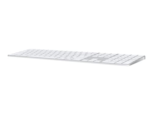 Apple Magic Keyboard With Touch Id & Numeric (2021) Langallinen, Langaton, Bluetooth, Usb-c Ruotsi Hopea, Valkoinen Näppäimistö