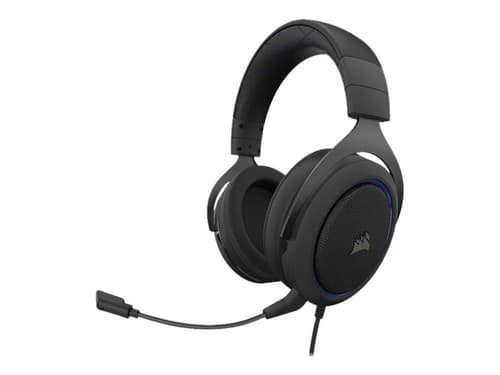 Corsair Gaming Hs50 Pro Stereo Kuuloke + Mikrofoni 3,5 Mm Jakkiliitin Stereo Musta, Sininen