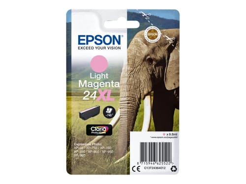 Epson Muste Kevyt Magenta 24xl - Xp-750/xp-850/xp-950 Blister
