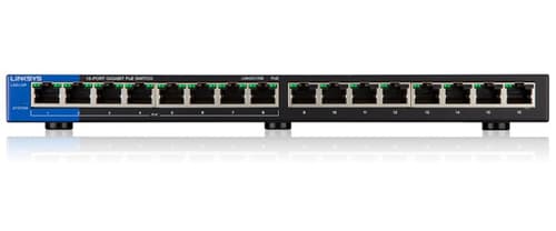 Linksys Lgs116p 16-port Business Desktop Gigabit Poe+ Switch