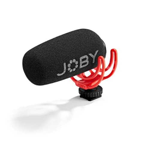 Joby Wavo 3.5mm Shotgun Microphone Musta, Punainen