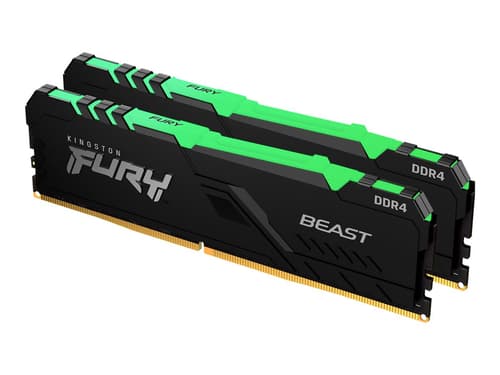 Kingston Fury Beast Rgb 16gb 3,200mhz Ddr4 Sdram Dimm 288 Nastaa