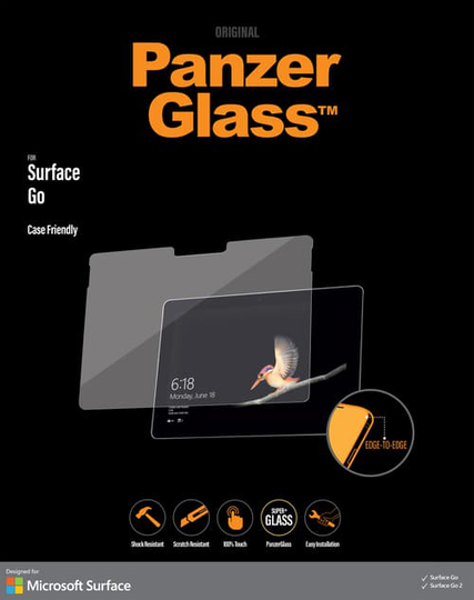 Panzerglass Edge-to-edge Microsoft Surface Go, Microsoft Surface Go 2