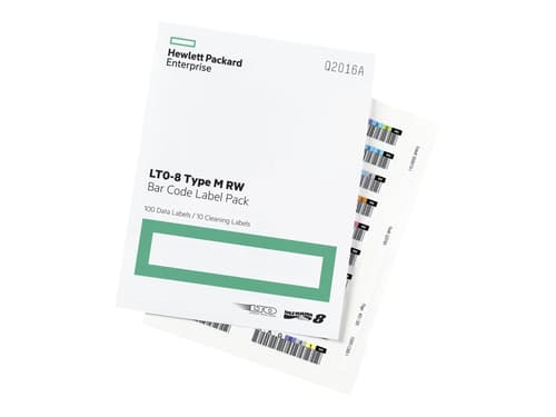 Hpe Lto-7 Type M Ultrium Rw Bar Code Label Pack