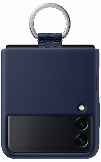 Samsung Ef-pf926 Silicone Cover With Ring Samsung Galaxy Z Flip 3 Laivastonsininen