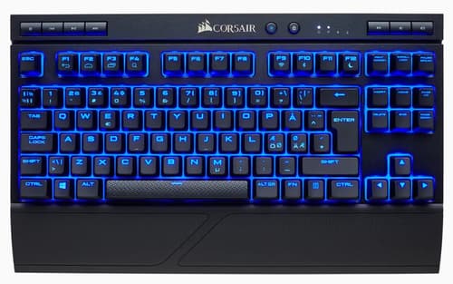 Corsair Gaming K63 Wireless Langallinen, Langaton, 2.4 Ghz, Bluetooth 4.2, Usb Pohjoismaat Musta Näppäimistö