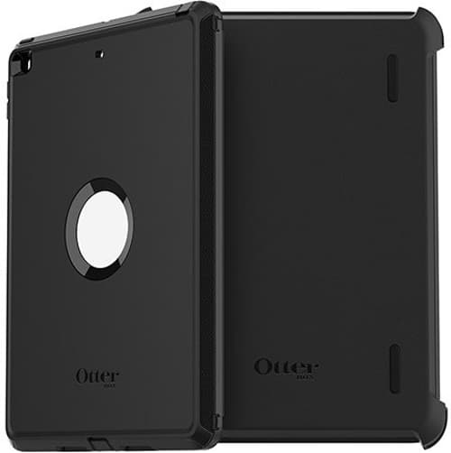 Otterbox Defender Series Ipad 7th Gen (2019), Ipad 8th Gen (2020), Ipad 9th Gen (2021) Musta