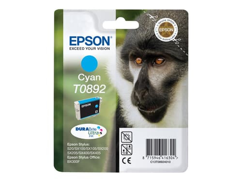 Epson Muste Syaani T0892 - Sx100/sx105