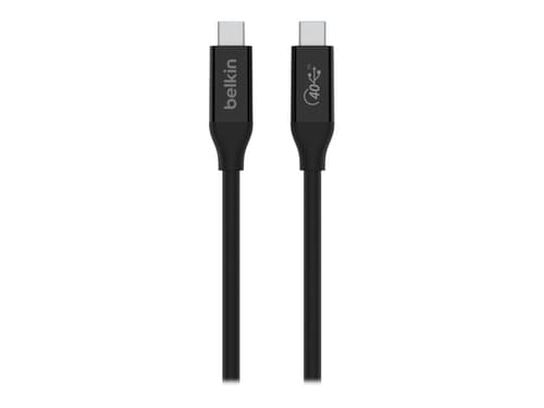 Belkin Connect Usb4 Cable 100w 0.8m 24-nastainen Usb-c Uros 24-nastainen Usb-c Uros