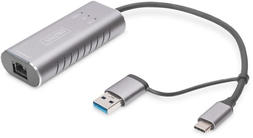 Digitus Verkkosovitin 2.5 Gigabit Usb-c/usb