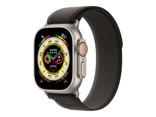 Apple Watch Ultra Gps + Cellular, 49mm Titanium Case With Black/gray Trail Loop