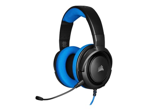 Corsair Gaming Hs35 Kuuloke + Mikrofoni 3,5 Mm Jakkiliitin Stereo Musta, Sininen
