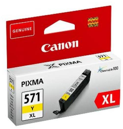 Canon Muste Keltainen Cli-571y Xl