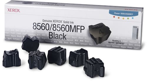 Xerox Colorstix 6x Musta - Phaser 8560