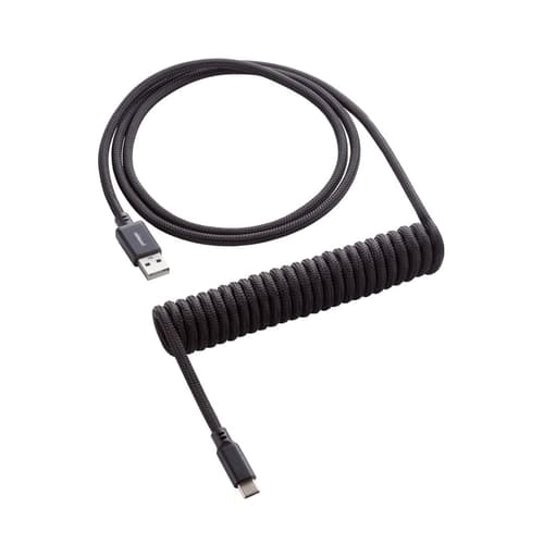 Cablemod Classic Coiled Cable - Midnight Black 1.5m 24-nastainen Usb-c Uros 4 Nastan Usb- A Uros