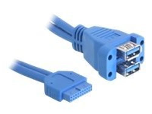 Delock Usb 3.0 Pin Header 0.45m 19 Pin Usb 3.0 Header Naaras 9 Pin Usb Type A Naaras