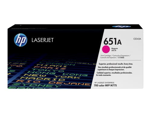 Hp Värikasetti Magenta 651a - Ce343a